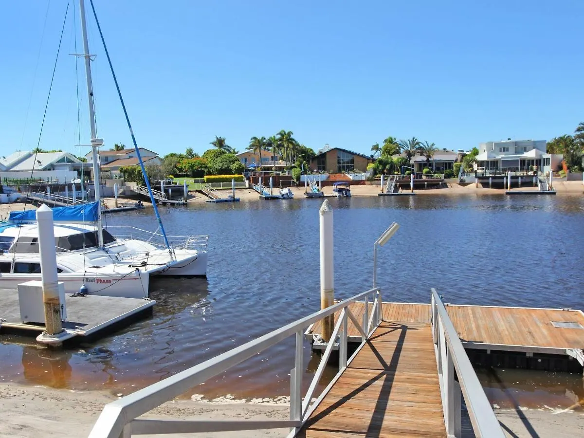 Luxurious Waterfront North Facing 5 Bedroom House With Pool, Pontoon And Deep Water Access Near Mooloolaba